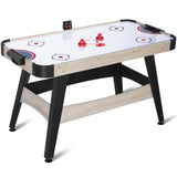 エアホッケーテーブル、パック2個、プッシャー2個付き屋内電動ホッケーゲームテーブル