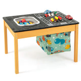 折りたたみ式収納ボックス付き 3-in-1 子供用 砂遊びテーブル