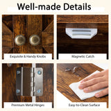 2ドアバスルーム壁掛け式薬品キャビネット(オープンシェルフとタオルラック付き)