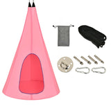 40インチ 子供用ネストスイングチェア ハンギングハンモックシート 屋内・屋外兼用