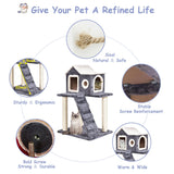 36インチタワーコンドミニアムスクラッチポストラダーキャットツリー