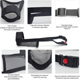 噛みつき防止犬用口輪、ナイロン製ソフト犬用口輪、安全、調節可能なループ、通気性のあるメッシュ生地、小型から大型犬まで噛みつき防止、吠え防止、舐め防止