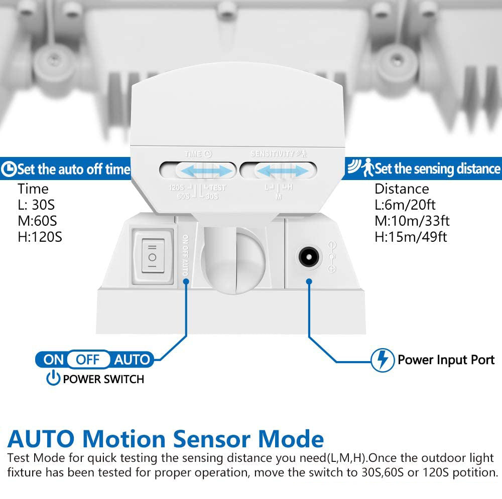 ソーラー セキュリティ ライト、屋外用 LED モーション センサー ライト、広角照明付き、パティオ、デッキ、庭、ガーデン、車道などに最適。