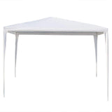 10 ft. x 10 ft. White Canopy Tent Heavy-Duty Wedding Party Tent Canopy