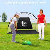 3-in-1 ポータブル 10 フィート ゴルフ練習セット