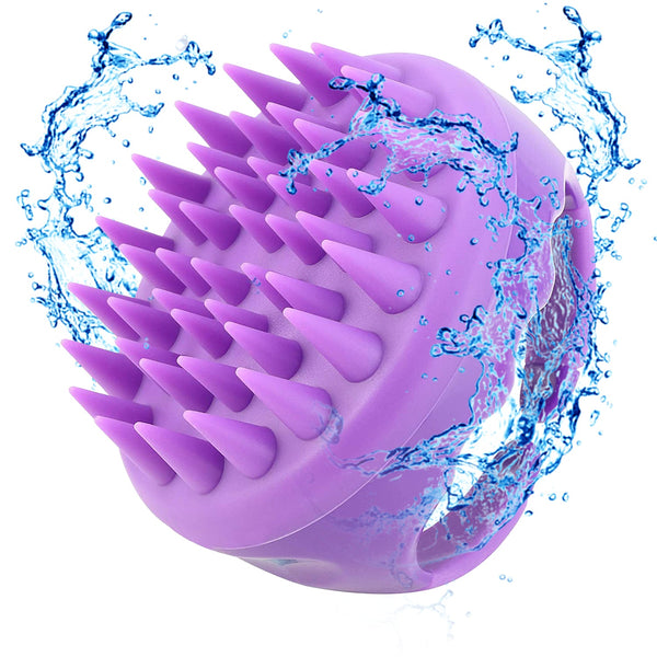 SUGIFT Silicone Scalp Massage Brush Head Hair Wash Tool Cleansing Dand