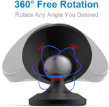 SKONYON マグネット式車載電話マウント ユニバーサルダッシュボード携帯電話ホルダー 車用 すべてのスマートフォンに対応 (ブラック)