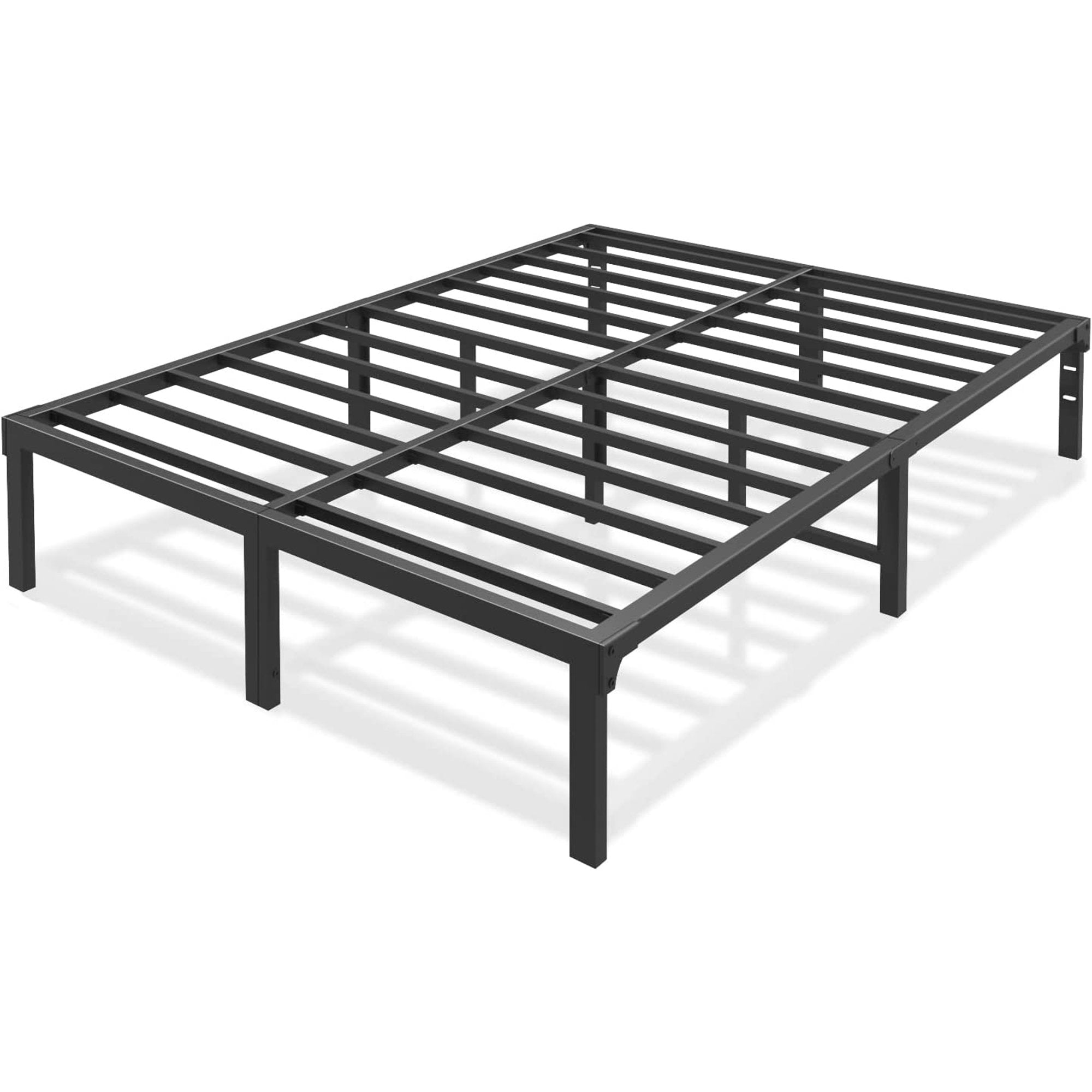 SKONYON 14 Inch Heavy Duty Metal Platform Bed Frame Queen Size