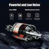 最大 3000 PSI、2 GPM、13 アンペア冷水電動高圧洗浄機、5 つのノズル付き