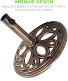 23 ポンド 鋳鉄製パティオ傘ベース ブロンズ