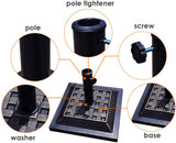 26 ポンド スクエアスチールパティオ傘ベース ブロンズ