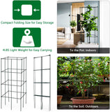 39 インチ メタル ガーデン トレリス (4 個パック)