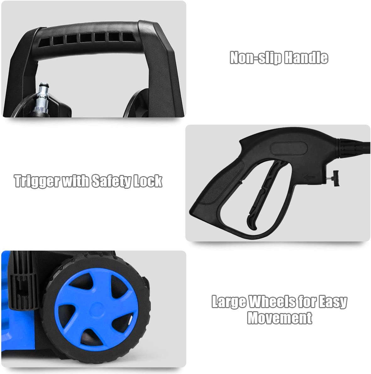 2030 PSI 1.6 GPM 15 アンペア冷水電動高圧洗浄機