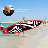 120 in. Inflatable Stand Up Paddle Board Surfboard with Pump Aluminum Paddle