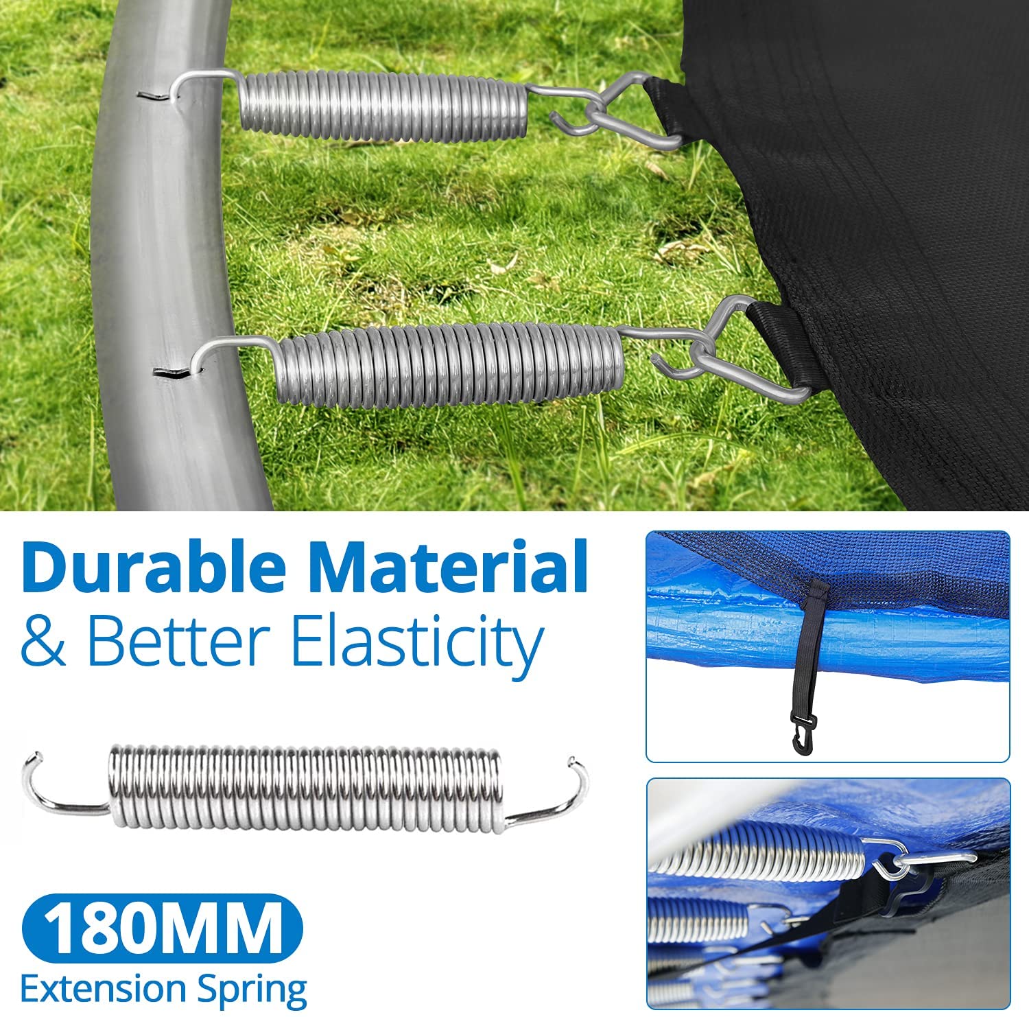 安全囲いネットとはしご付き 10 フィート円形トランポリン