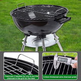 18 in. Original Kettle Premium Charcoal Grill in Black