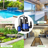 1馬力プラスチック水中ユーティリティポンプ