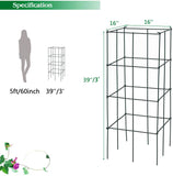 39 インチ メタル ガーデン トレリス (4 個パック)