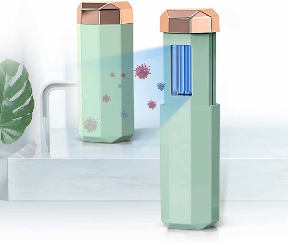 UVライトサニタイザー ポータブルUV LED殺菌ランプ ミニ消毒ランプ スマートフォン 家庭用 車用 電動USB 紫外線サニタイザーワンド 旅行 ホテル用