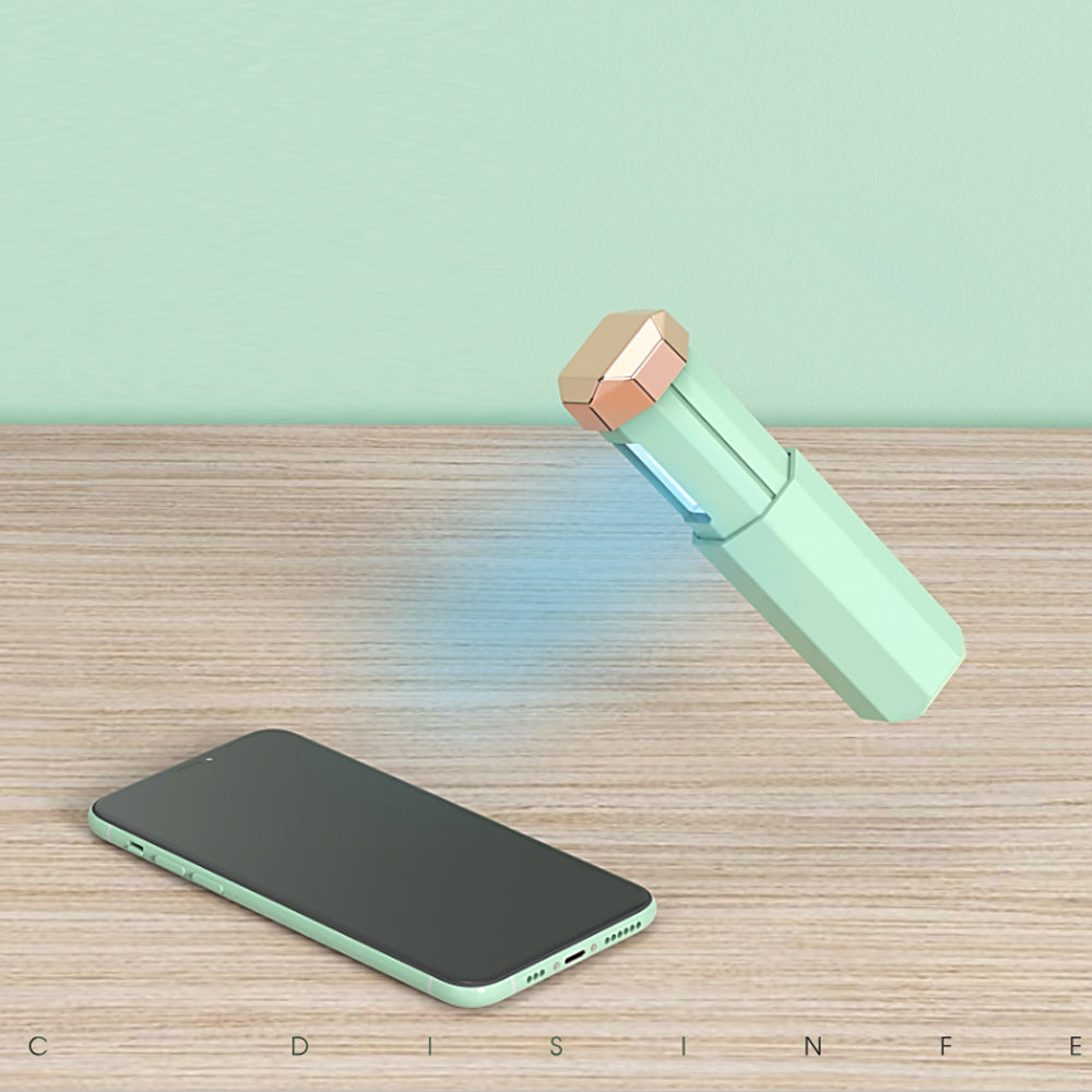 UVライトサニタイザー ポータブルUV LED殺菌ランプ ミニ消毒ランプ スマートフォン 家庭用 車用 電動USB 紫外線サニタイザーワンド 旅行 ホテル用