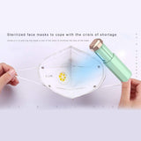 UVライトサニタイザー ポータブルUV LED殺菌ランプ ミニ消毒ランプ スマートフォン 家庭用 車用 電動USB 紫外線サニタイザーワンド 旅行 ホテル用