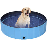 SKONYON 折りたたみ式犬用ペットバスプール 犬、猫、子供用子供用プール