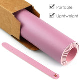 SKONYON 両面デスクパッドプロテクター、大型ゲーミングマウスパッド、31.5インチ x 15.7インチ PUレザーデスクパッド、キーボードとマウス用、デスクマット、パープル/ピンク