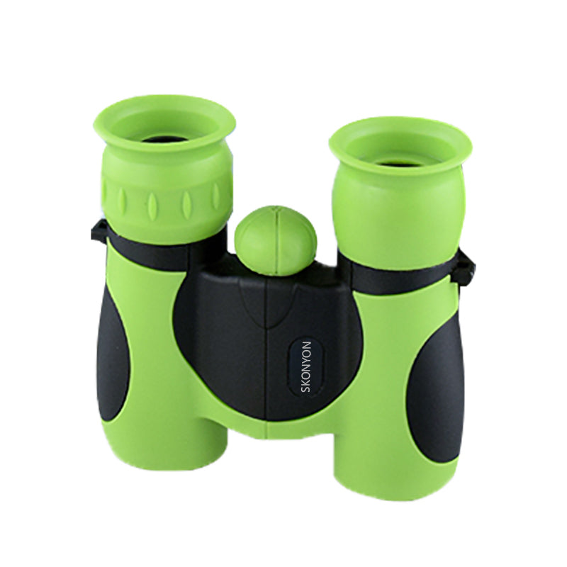 子供用双眼鏡 高解像度 3~12歳の男の子と女の子に最適なギフト 8x21 - アドベンチャー トイズ グリーン ミニ コンパクト 双眼鏡 おもちゃ 子供用双眼鏡 バードウォッチング、ハイキング、ハンティング、アウトドア ゲーム用