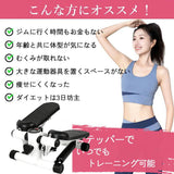 ステッパー ハンドル付き ステッパー ツイスト 静音 エアロ 足踏み 運動 有酸素運動 筋トレ ダイエット 効果 室内 器具 健康器具 ひねり くびれ 脂肪燃焼 宅トレ ライフ 踏み台昇降 エクササイズ トレーニング 送料無料
