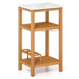 Patio Acacia Wood Storage Cabinet Patio Buffet Cabinet Bar Table