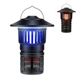 Outdoor Fly Trap with Light Rechargeable Electric Bug Catcher and Killer