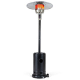 50 000 BTU Patio Propane Gas Heater with Stainless Steel Burner-Black