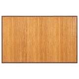 5 x 8 Feet Bamboo Floor Mat with Anti-Slip Backing for Living Room Bedroom