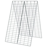 A-Frame Garden Trellis for Climbing Plant with Ground Stake and Cable Tie-Green