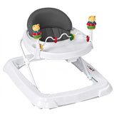 Adjustable Height Removable Folding Portable Baby Walker-Gray