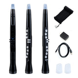 Electronic Wind Instrument Synthesizer Rechargeable Digital Saxophone-Black