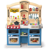 Kids Kitchen Playset, Interactive Play with Lights and Sounds, For Toddlers 2+ Years Old, Realistic Toy Accessory Set