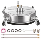 14in Pressure Washer Surface Cleaner Stainless Steel Surface Cleaner Attachment