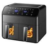Air Fryer with 2 Baskets, 8 QT Dual Basket AirFryer with Clear Windows