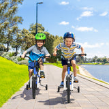 18 Feet Kids Bike with Removable Training Wheels-Navy