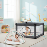 Baby Play Gym and Large Playpen Set