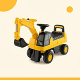 Licensed Caterpillar Kids Ride-On Digger-Yellow