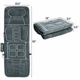 Foldable Massage Mat with Heat and 10 Vibration Motors