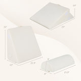 3 Pieces Bed Wedge Pillow Set with Air Memory Foam