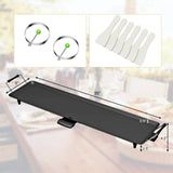 35 Inch Electric Griddle Teppanyaki Grill with Adjustable Temperature