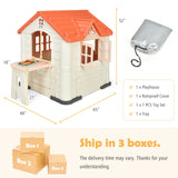 Kid¡¯s Playhouse Pretend Toy House For Boys and Girls 7 Pieces Toy Set