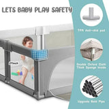 Baby Playpen Large Play Yard Fence for Toddlers Baby Playard Bassinet with Travel Bag
