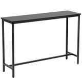 Console Table Modern Entryway Table with Durable Black Metal Frame