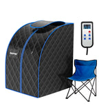 Portable Personal Far Infrared Sauna with Heating Foot Pad and Chair