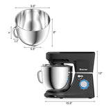 7.5 Qt Tilt-Head Stand Mixer with Dough Hook-White